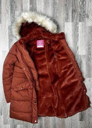 Очень классная, теплая, зимняя куртка, пальто, парка george2 фото