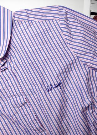 Сорочка жіноча класична приталеного у смужку від бренду maison labiche s4 фото