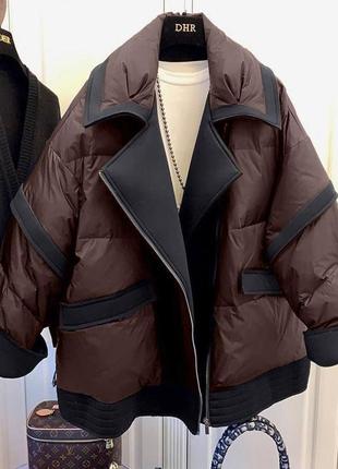 Стильна тепла куртка авіатор туреччина 🇹🇷 розпродаж!!!3 фото