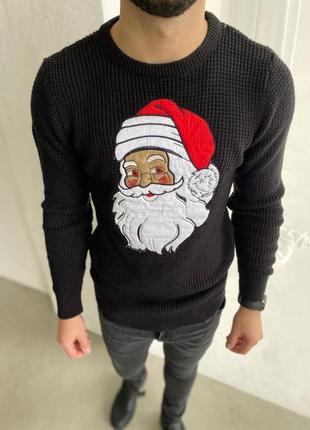 Новорічний світер чоловічий / теплий светр на новий рік / подарунки для чоловіка2 фото
