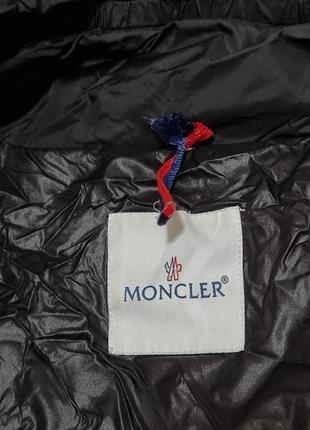 Пуховик moncler жіночий пухова парка чорна довга5 фото