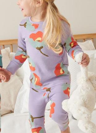 Сиреневая пижама для девочки1 фото