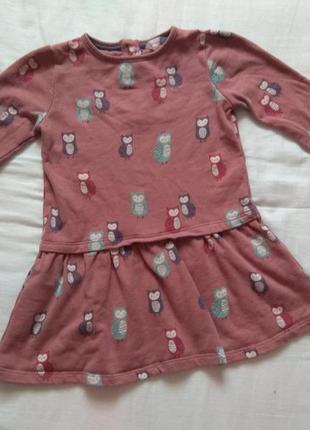 Платье на девочку с совами john lewis