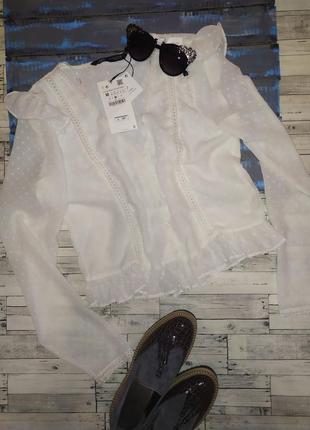 Лёгкая воздушная блуза zara