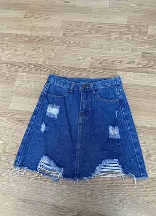 Джинсова юбка