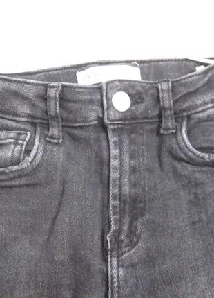 7 років, чорні джинси zara стрейчеві2 фото