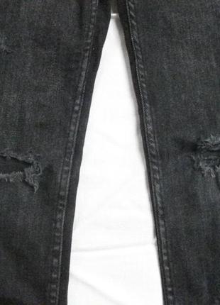 7 років, чорні джинси zara стрейчеві4 фото