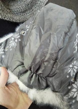 Женская шапка "ушанка"