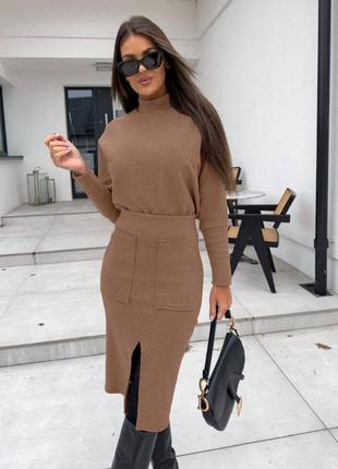 Женский костюм с юбкой fz-809