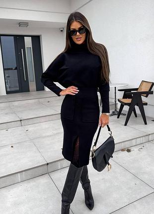 Женский костюм с юбкой fz-809