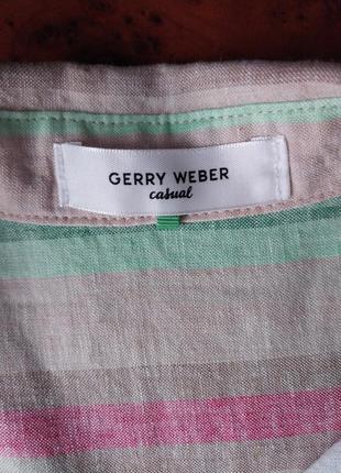 Рубашка garry weber лен+вискоза7 фото
