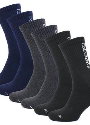Упаковка термо носки columbia 12 пар 42-45 color шерстяные махровые зимние тактические coolmax мужские