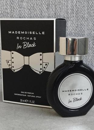 Rochas mademoiselle rochas in black 30 мл для женщин (оригинал)