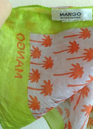 Хустинку з натурального шовку mango3 фото