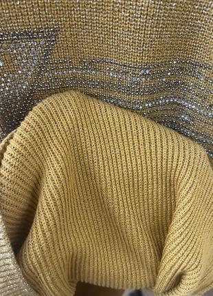 Золотая женская кофта 3