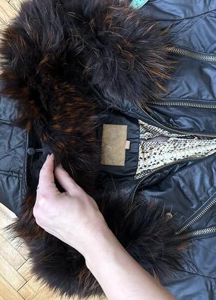 Стильная теплая куртка пуховик натуральный, дешево6 фото