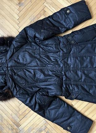 Стильная теплая куртка пуховик натуральный, дешево8 фото