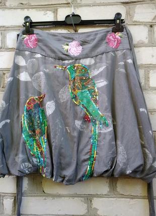 Двухслойная юбка desigual