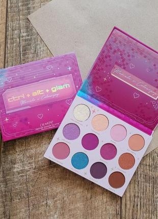 Палетка тіней colourpop ctrl + alt + glam