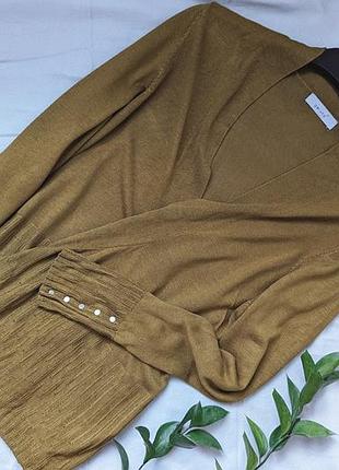 Кардиган накидка кофтинка в кольорі хакі