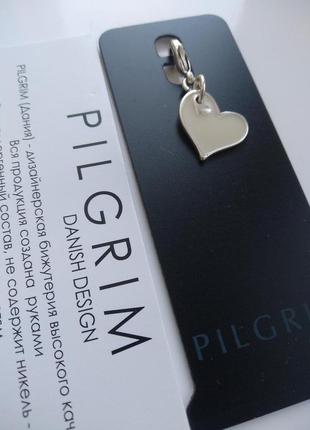 Кулон підвіска сердечко pilgrim1 фото
