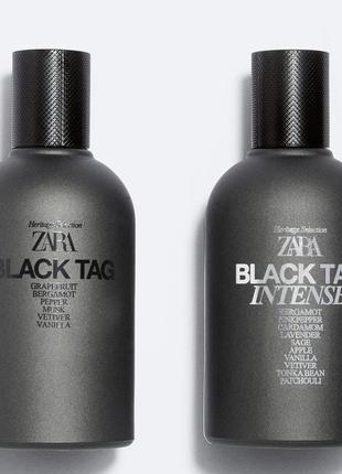 Чоловіча парфумована вода black tag zara