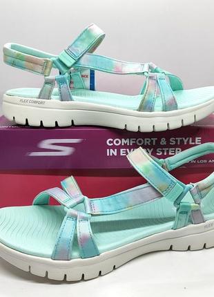 Стильные босоножки сандалии skechers on the go оригинал