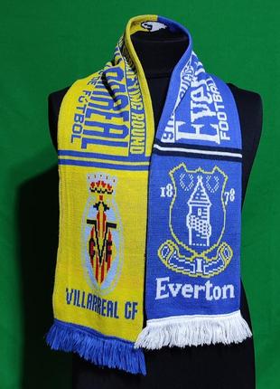 Футбольный шарф everton villarreal 2005 лига чемпионов