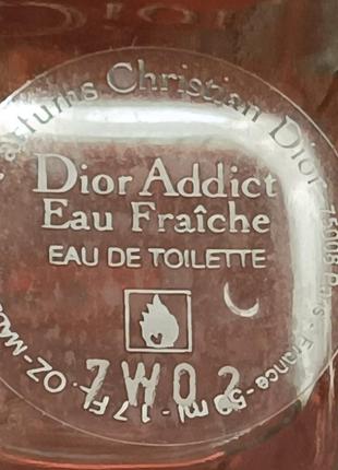 Dior addict eau fraiche edt 1 ml жіночий/оригінал.7 фото