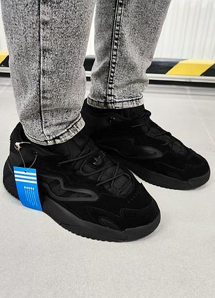❄️зимові чоловічі кросівки adidas streetball 2 чорні (хутро)❄️