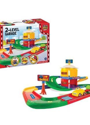 Паркинг 2 этажа play tracks garage в коробке 59*15*39.5 см тм tigres