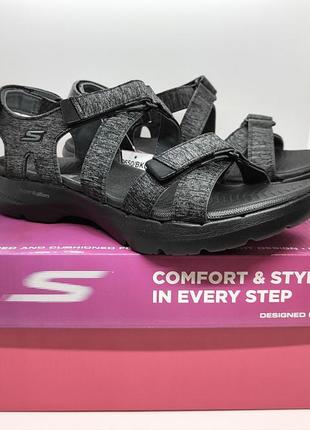 Босоножки сандалии skechers go walk 6 оригинал3 фото