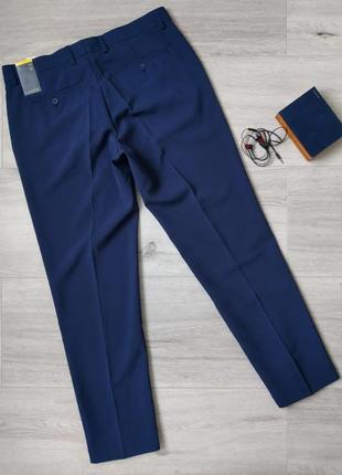 Чоловічі костюмні штани брюки сині р. 48, 50, 567 фото