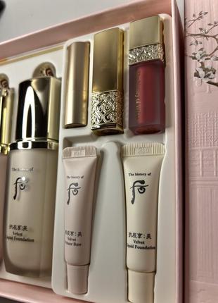 Набір для макіяжу the history of whoo gongjinhyang: mi velvet make up special set2 фото