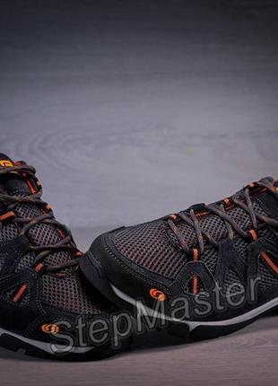 Трекінгові кросівки salomon track ultra шкіра нубук сітка8 фото