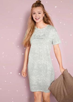 Ночная сорочка  домашнее платье l 50-52 р esmara хлопок