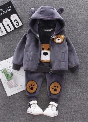 Костюм велюровий