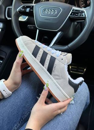Кроссовки adidas campus beige black💥🦅