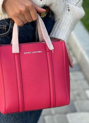 Сумка брендова marc jacobs shopper mini tote шкіра оригінал на подарунок дружині/дівчині