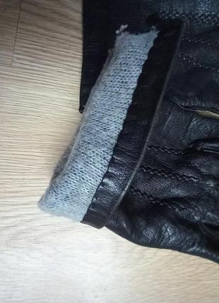 Кожаные, мужские перчатки, размер l, xl.