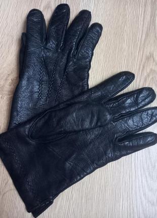 Кожаные, мужские перчатки, размер l, xl.
