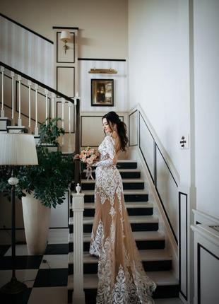 Свадебное  и вечернее платье1 фото