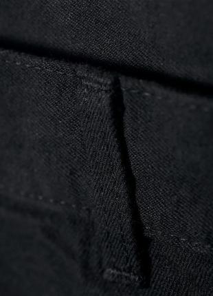 Прямі вкорочені лляні брюки штани weekday arbus twill trousers black6 фото