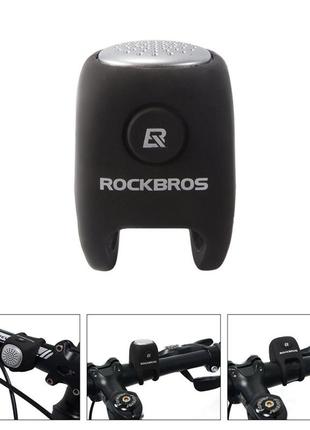 Дзвінок велосипедний електронний rockbros rb-cb1709 чорний  (rb-cb1709-1098)6 фото
