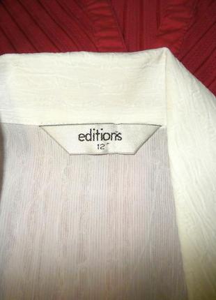 1+1=3 базова жіноча блуза з фактурної тканини editions6 фото