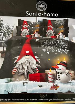 Новорічна казка набір постільної білизни фланель