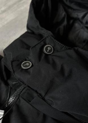 Зимова куртка чорна топ якості7 фото