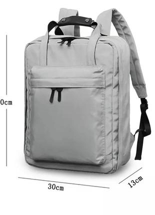 Рюкзак для ручной клади (серый)7 фото