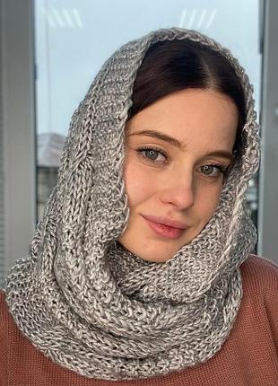Большой снуд шарф