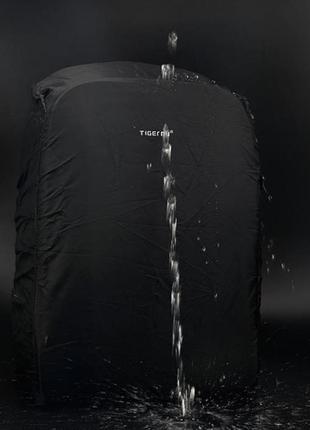 Чехол-дождевик tigernu t-rc на рюкзак объемом 20 - 35л. черный6 фото